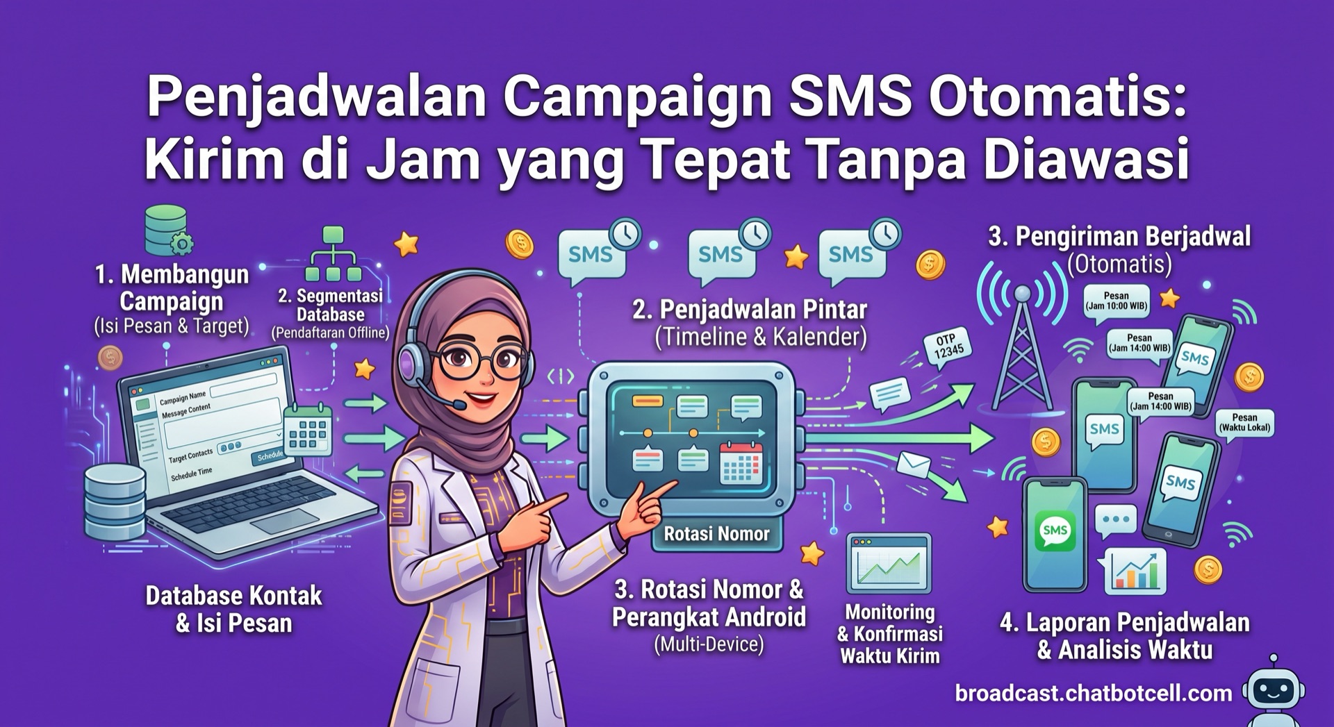 Penjadwalan Campaign SMS Otomatis: Kirim di Jam yang Tepat Tanpa Diawasi