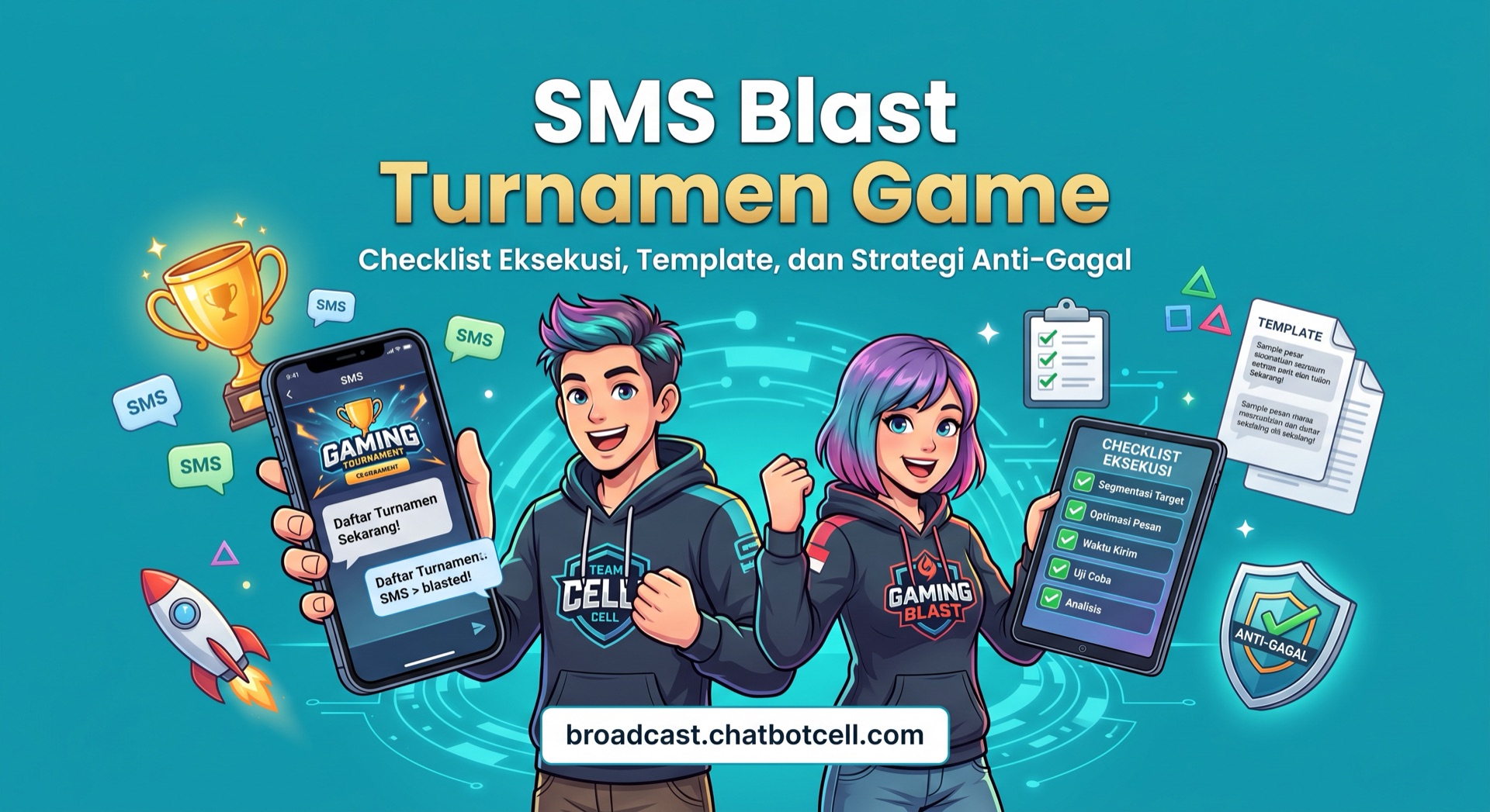 SMS Blast Turnamen Game: Checklist Eksekusi, Template, dan Strategi Anti-Gagal